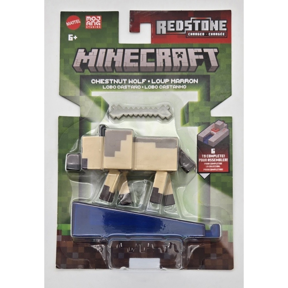 Minecraft Creature & Mob Figures Lot 4 3.5" Mojang‎ New Redstone Variants - Picture 8 of 9